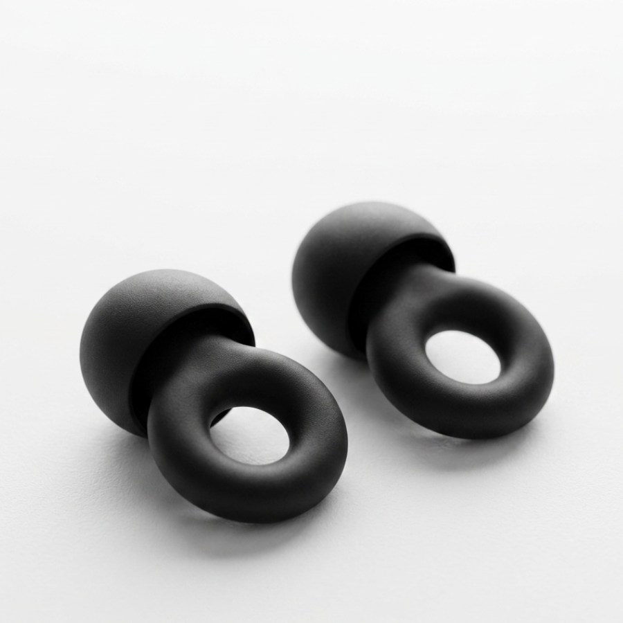 Bouchons d'oreilles Quieto Air coloris Noir - pour dormir en silence