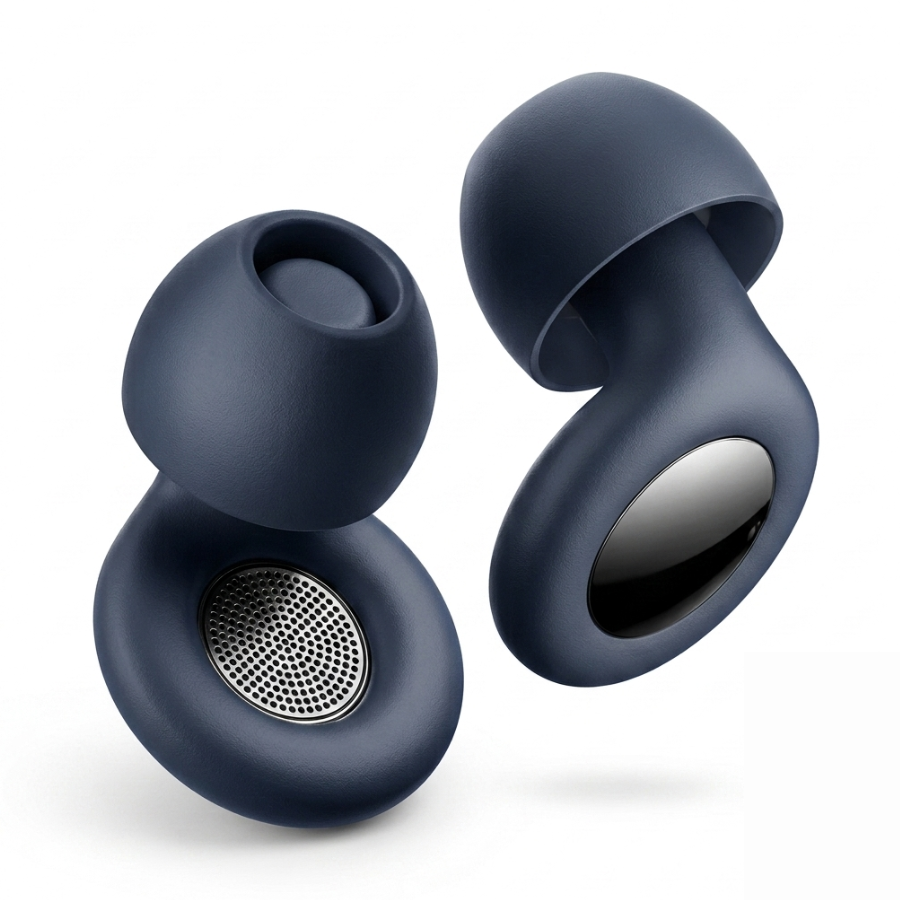 Bouchons d'oreilles Quieto Pro coloris Bleu Nuit - protection auditive premium