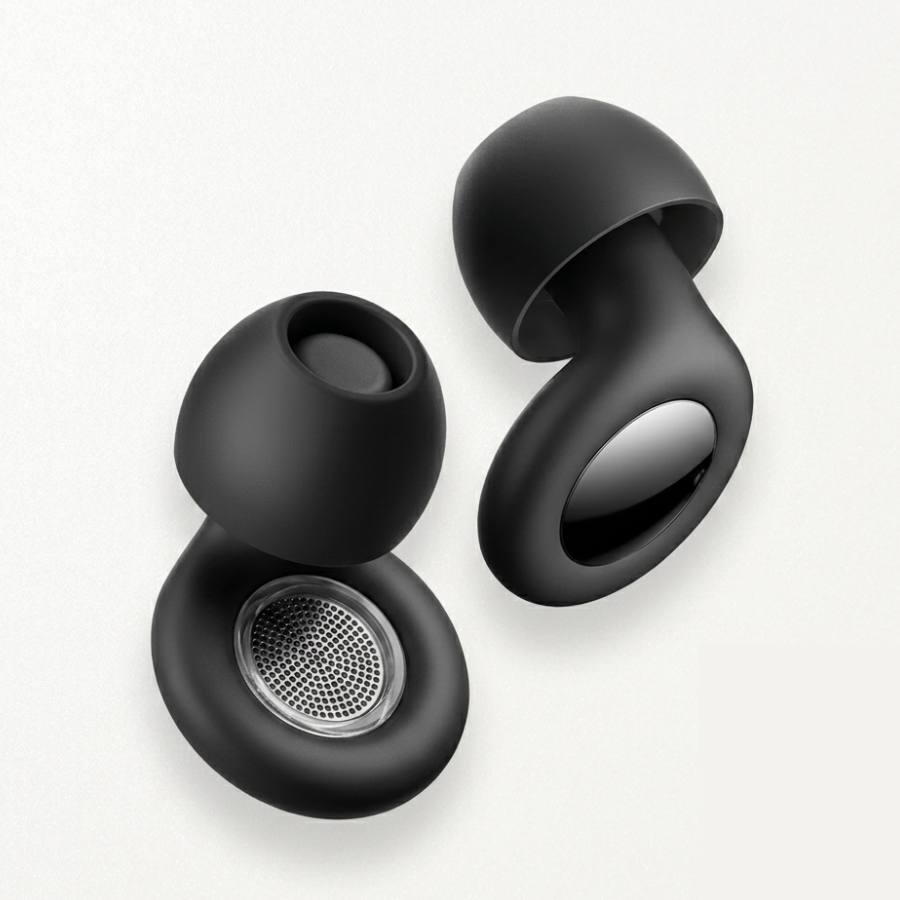 Bouchons d'oreilles Quieto Pro coloris Noir - haute atténuation sonore pour dormir